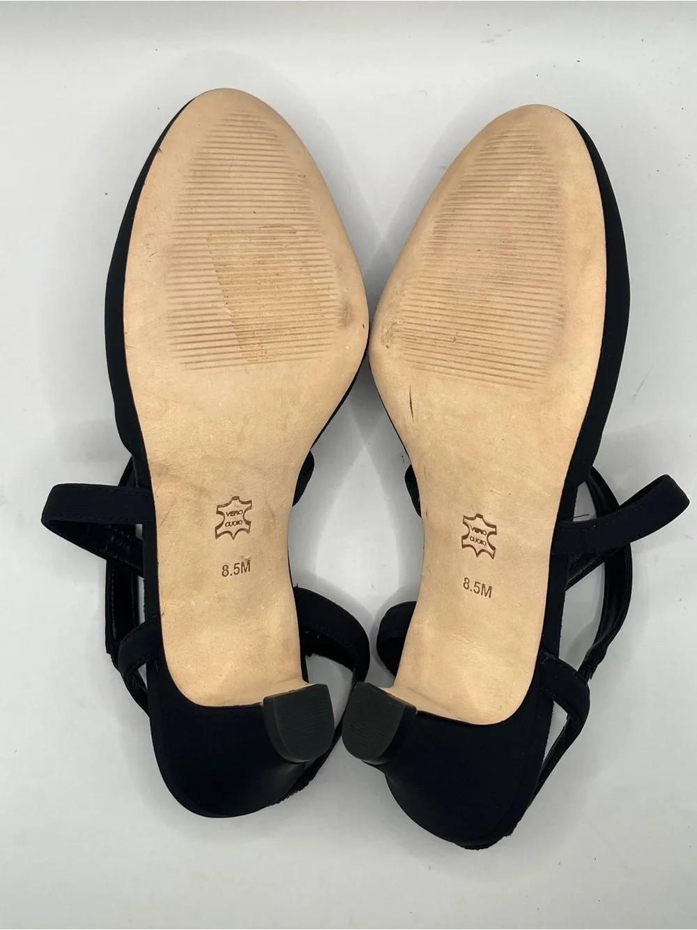 Ros Hommerson New Women's 8.5 Caliente Black Slingback Low Heel Pumps - Picture 7 of 7